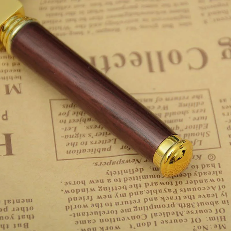FGHGF 60 мм 6X Золотая деревянная ручка Ручной Лупа увеличительное инструмент стекло объектив лупа для чтения ювелирных изделий
