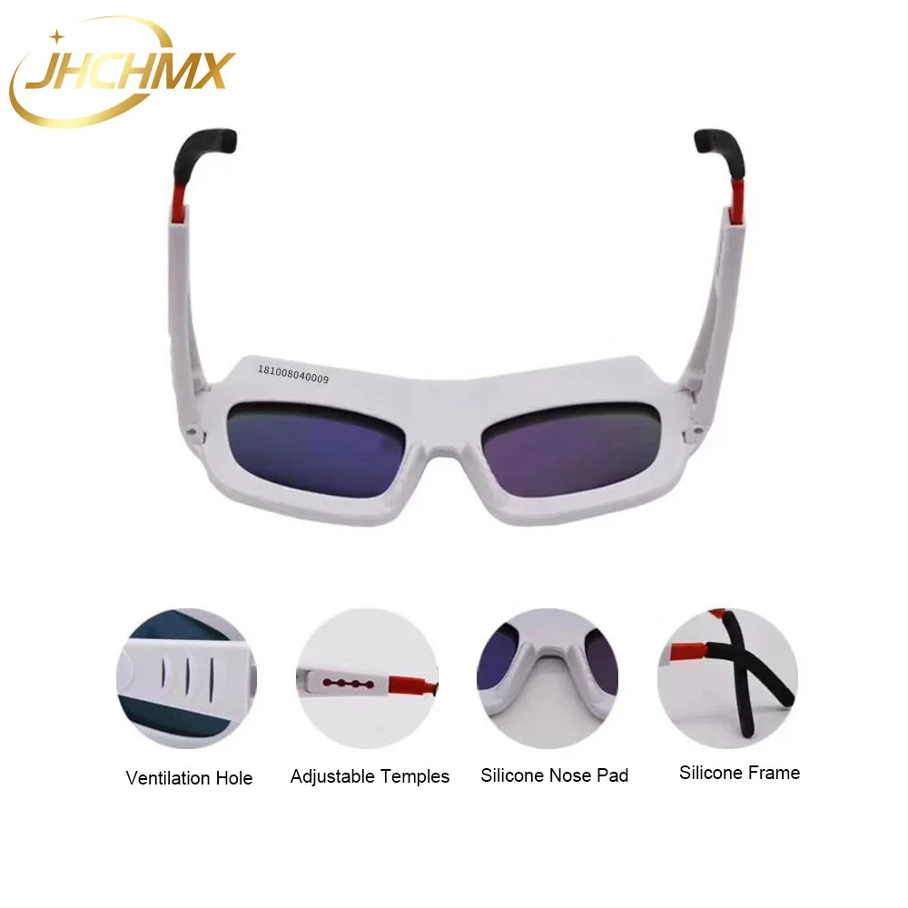 JHCHMX Солнечная энергия Автоматическая Затемняющая сварочные очки Регулируемые осветляющие очки сварочные защитные очки