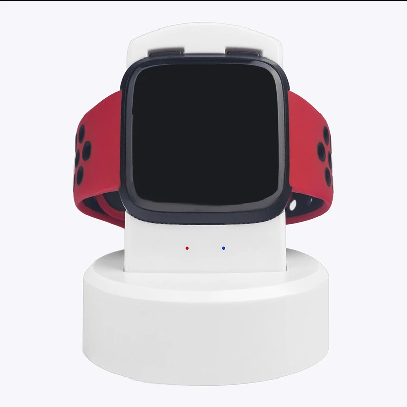 

Smart Watch Charging Stand LED Indication Charger For Fitbit Versa Smartwatch Portable Intelligent Charging Holder Accessories