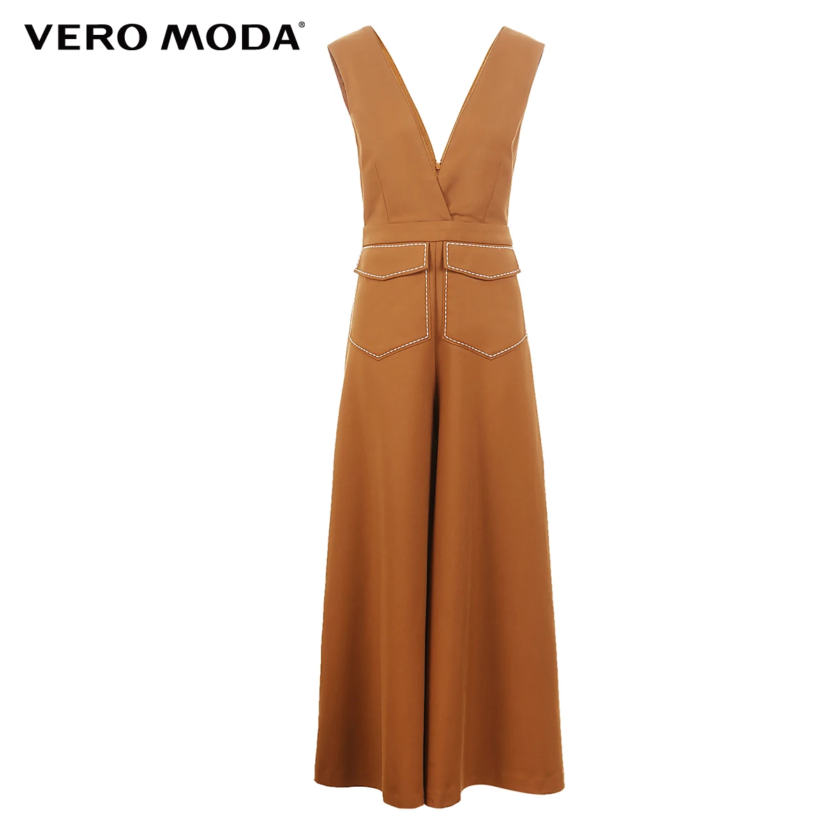 Vero Moda женский укороченный комбинезон с видимыми стежками | 318344513