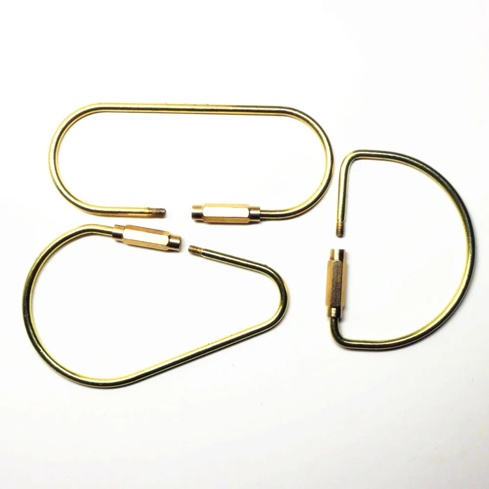 2 шт. винтажный яичный латунный ключ кольцо с зажимом ключ ручной работы подарок карабин Escalada скалолазание c612