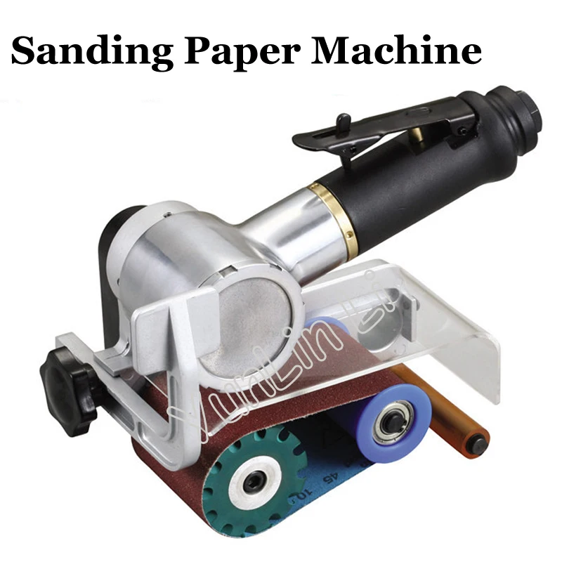 Pneumatic Sanding Paper Machine Powerful Polisher Ring Belt Sanding