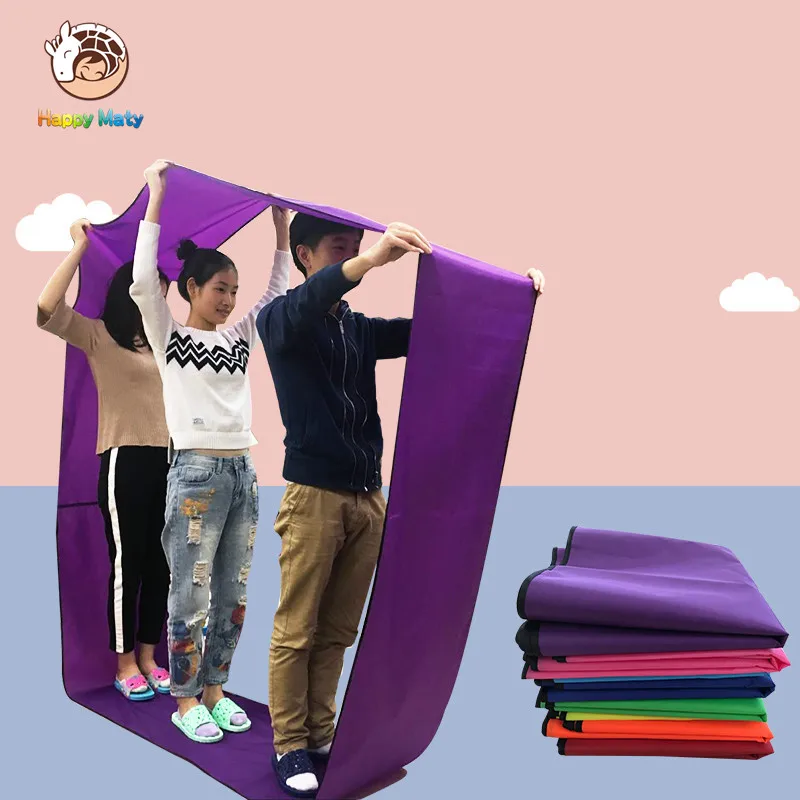 Happymaty tapis roulant extérieur pour le travail d'équipe sport formation groupe jeu jouets pour enfants et adultes activité amusant jouer courir jouets