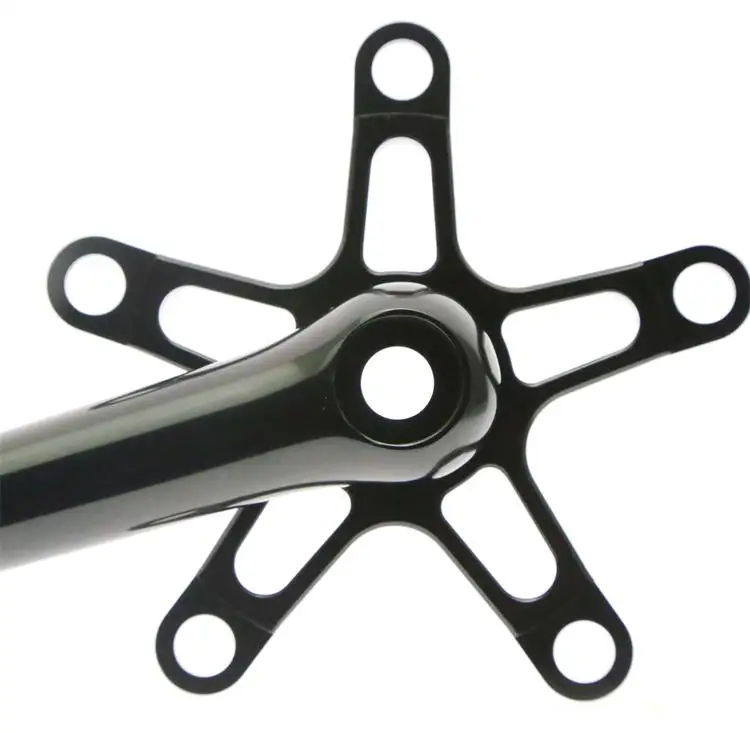 ACEOFFIX-超軽量クランクセット、385g、ブラックまたは