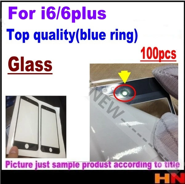 100 шт. Высокое качество для iphone 6 plus 4 7 5 ''белый черный Передний сенсорный экран