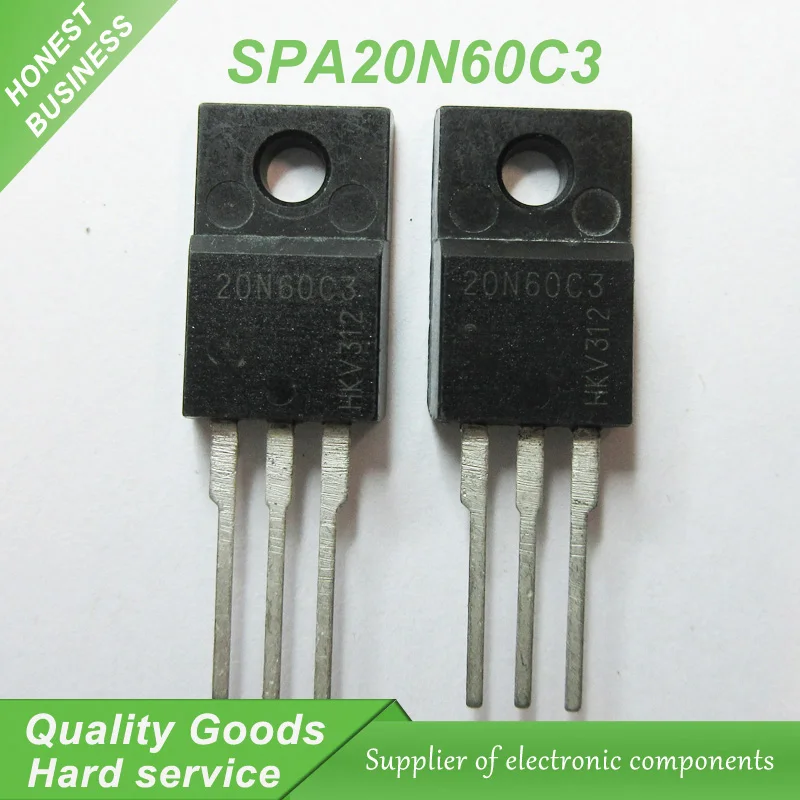 5pcs/lot 20N60C3 SPA20N60C3 TO 220F N channel MOS transistor 20A600V ...
