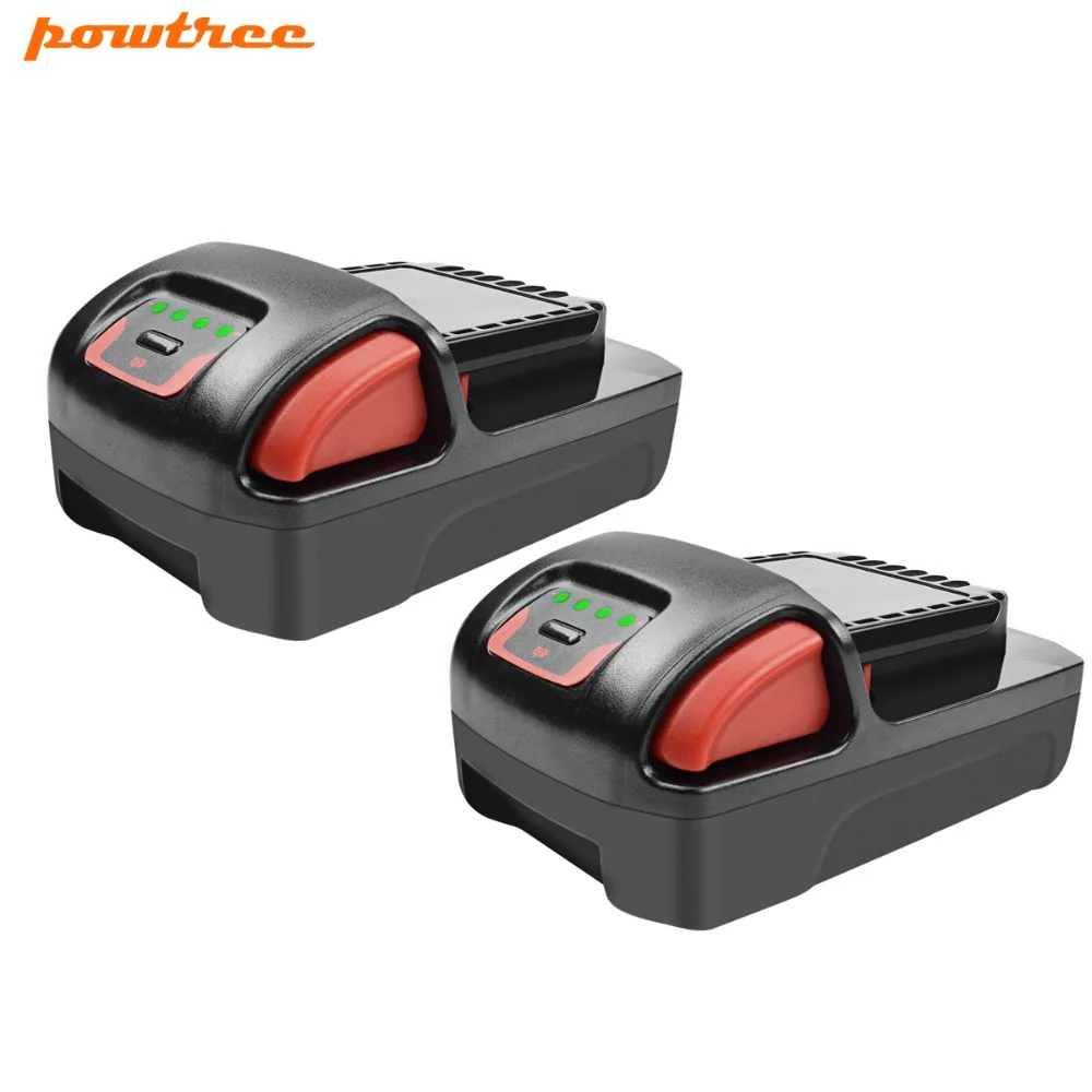 Powtree 2 шт. 2000 мАч батареи для BL2022 BL 2022 IQV20 li ion 20V 2.0A Ingersoll Rand всех инструментов IR IQV