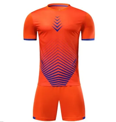 Survetement Футбол Дети свободная игровая футболка быстросохнущая детская форма для игры в футбол костюмы Футбольная форма - Цвет: Y1621 orange