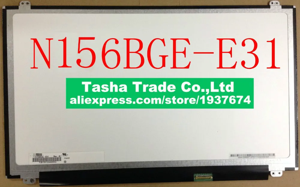 

For HP TPN-C125 TPN C125 Laptop LCD Screen N156BGE-E31 1366*768 HD 30pin eDP LED Display Matrix