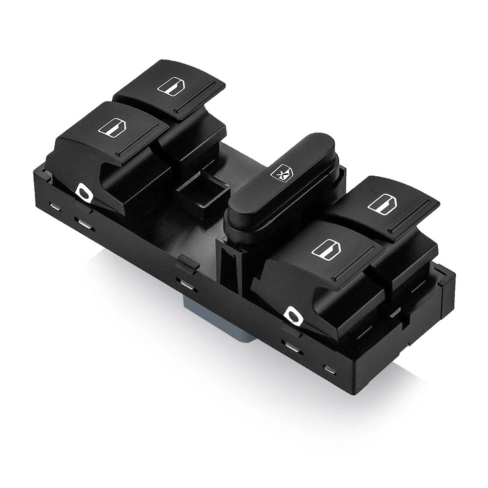 Black Car Electric Power Master Window Switch Button For Volkswagen VW