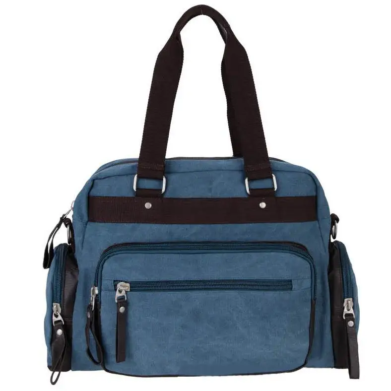 Large Capacity Thick Leisure Portable Fashion Canvas Bag Single Shoulder Crossbody Men And Women Travel | Багаж и сумки