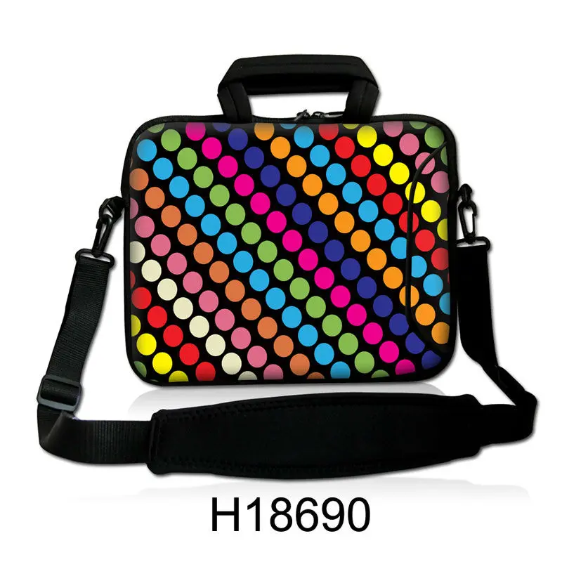 Free Shipping,10"13"14"15"17" Neoprene Laptop Shoulder Bag Notebook