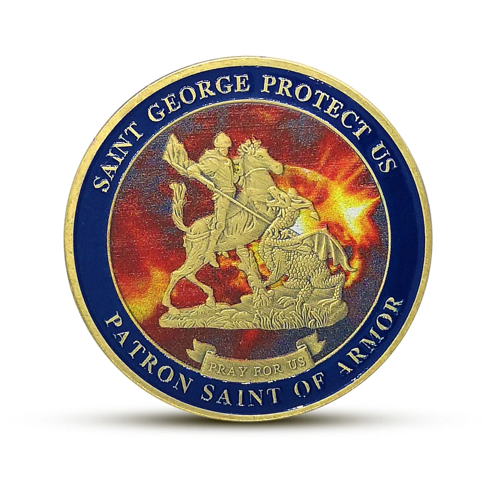 

US S.W.A.T. Saint George Armor Badge Souvenir Coins Challenge Coin Gifts Collectible Crafts