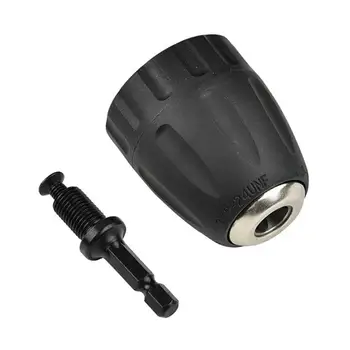 

Plastic Self-Tightening Drill Bits Chuck 10mm/0.39" Electric Drill Hex Shank Screwdriver Impact Driver Adapter Converter