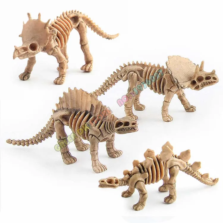 12 шт./компл. ископаемый скелет моделирование модели Животные фигура горячие игрушки для детей подарки на день рождения Юрского периода игрушки