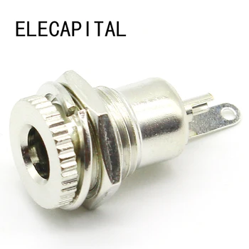 

1pcs 5.5 mm x 2.1mm DC Power Jack Socket Female Panel Mount Connector C1Hot New Arrival
