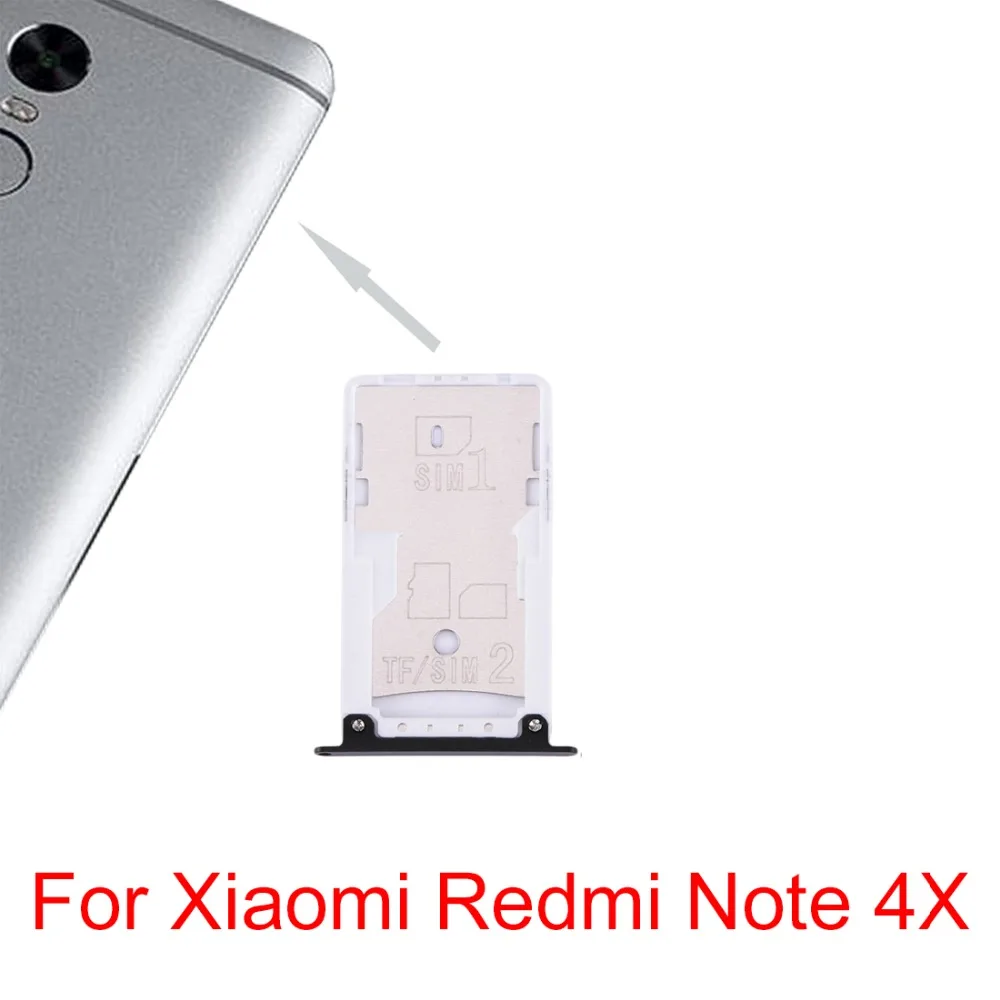 Лоток для SIM и SIM/TF карт для Xiaomi mi Max 2 \ Red mi Note 4 \ Note 4X \ 4X \ 5 Plus \ Note 5 \ 5 \ mi 5