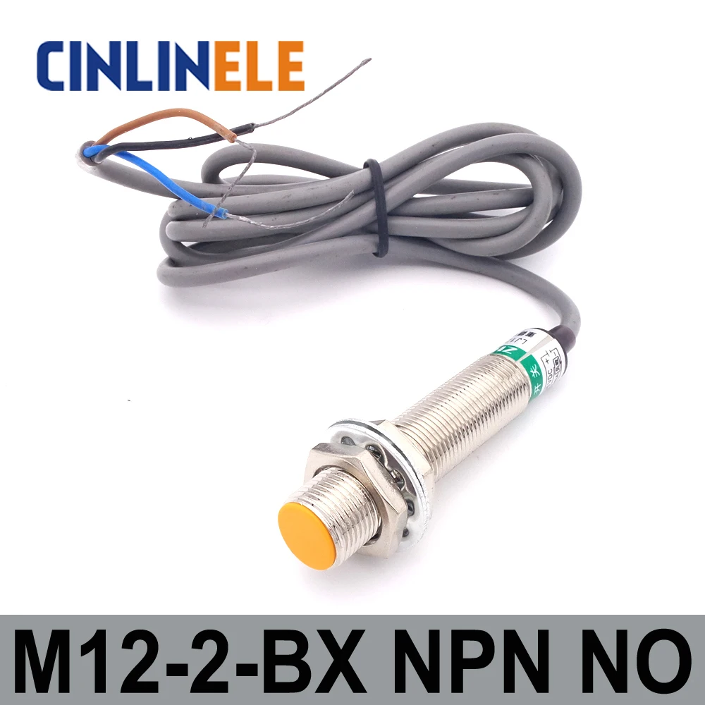 

M12 LJ12A3-2-Z/BX 2mm 6V-36V induction DC 2 NPN NO metal sensor inductive proximity switch Screen shield LJ8A3 sensor switch