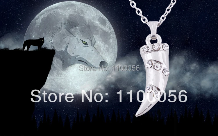 Подростковое ожерелье с волком мужское колье макси без шеи T1312|neckless men|teen wolf