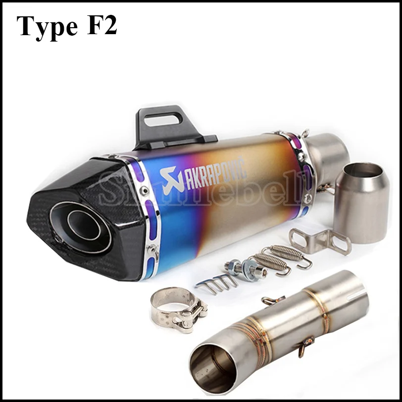 Для Yamaha FZ8 Fazer FZ8N FZ8S FZ800FZ 8N 2010 2015 Akrapovic выхлопная труба мотоцикла с мото глушитель