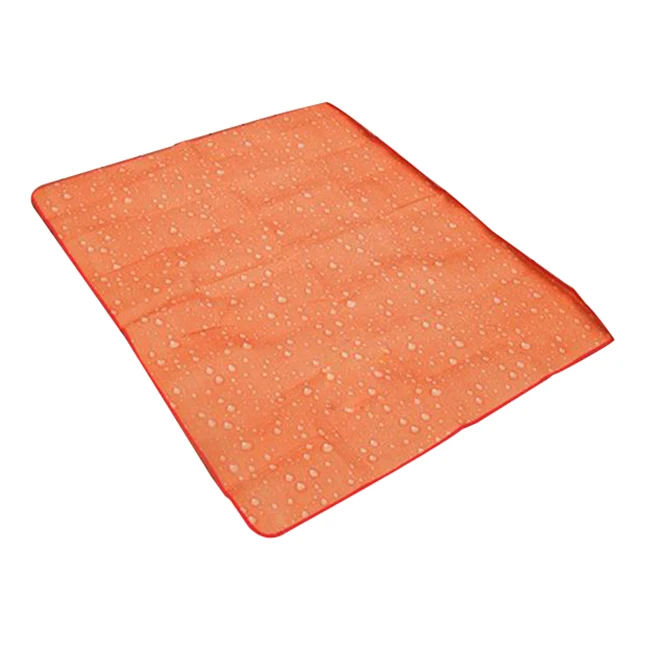 اوتو في الهواء الطلق للماء سجادة للرحلات طوي الشاطئ التخييم حصيرة الطفل المتعدد 180x150 سنتيمتر (البرتقال)