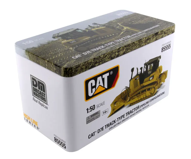 DM-85555 1:50 Cat D7E конфигурация трубопровода гусеничного типа трактор игрушка