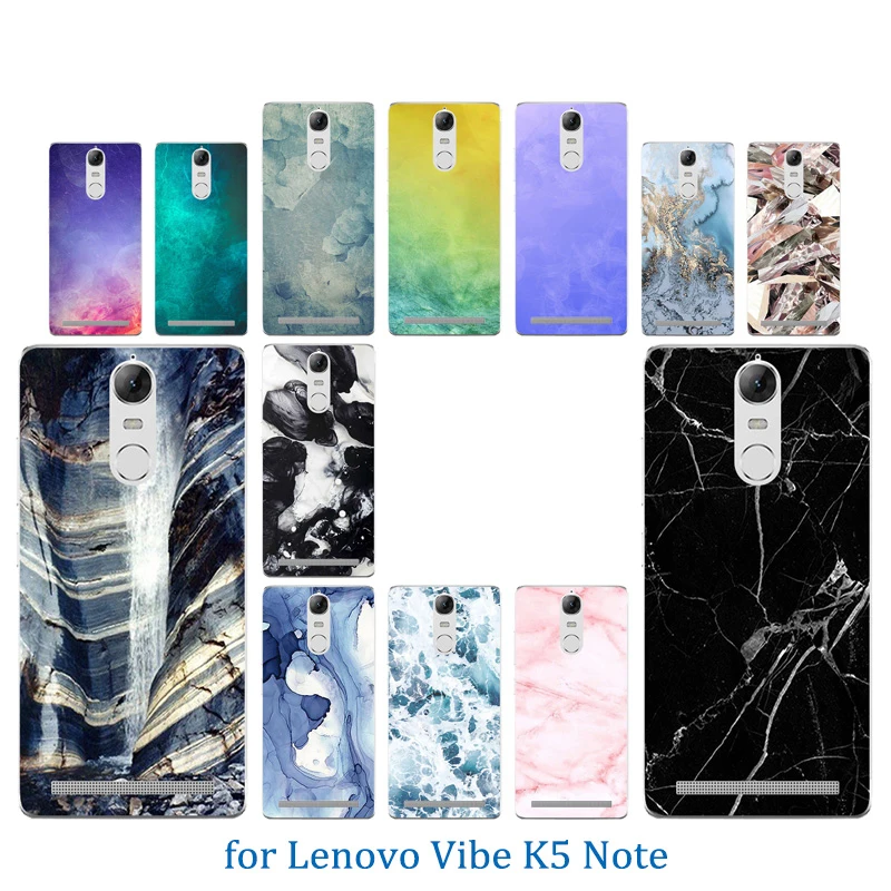 

For Lenovo K5 Note Phone Cases A7020 Color Matte Stone Pattern 5.5 inch Cuque Soft TPU Silicone For K5NOTE/K 5 NOTE A7020 Cover