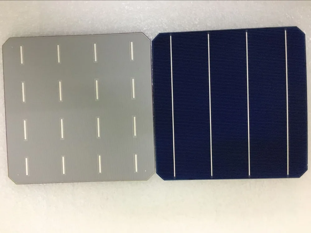 60 шт. монокристаллические Кремниевые Солнечные элементы 156x156 мм 4,98 Вт/шт. для фотоэлектрической Моно панели солнечных батарей
