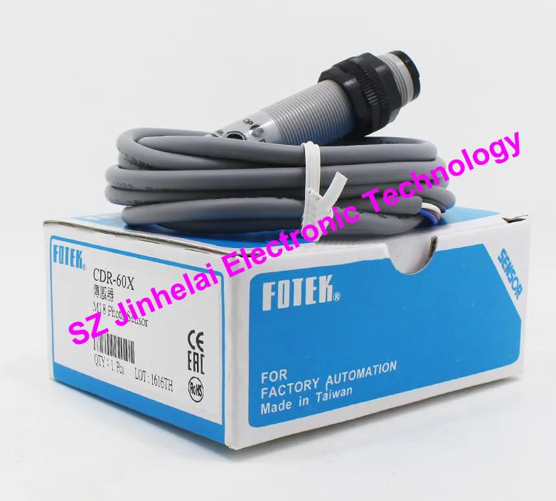 

100% New and original FOTEK Photoelectric switch CDR-60X Normally open
