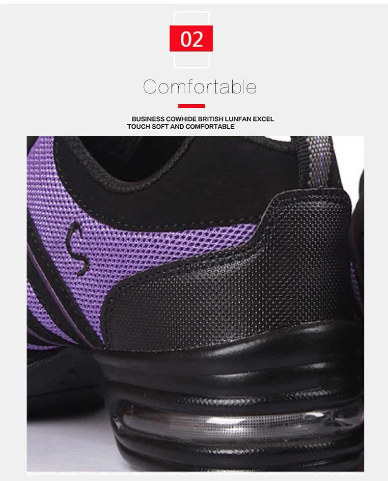 2019 sneaker women shoes Sports Feature Soft Outsole Breath Dance Shoes Sneakers For Woman Practice Shoes Modern Dance Jazz Shoes (5)