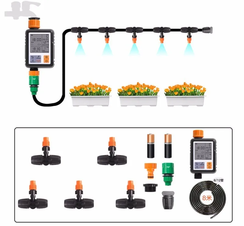 Интеллектуальная автоматическая система орошения электронный таймер воды ЖК-экран Спринклерный контроллер садовые трубы поливочное устройство