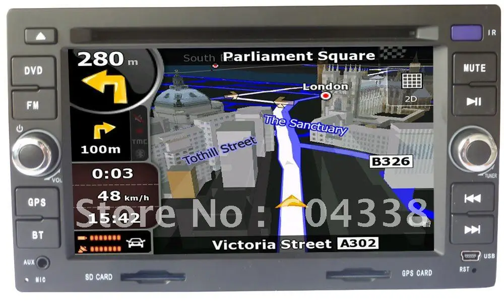 Купить авто и DVD-плеер для Хонда Фит / джаз, навигационная система GPS ...