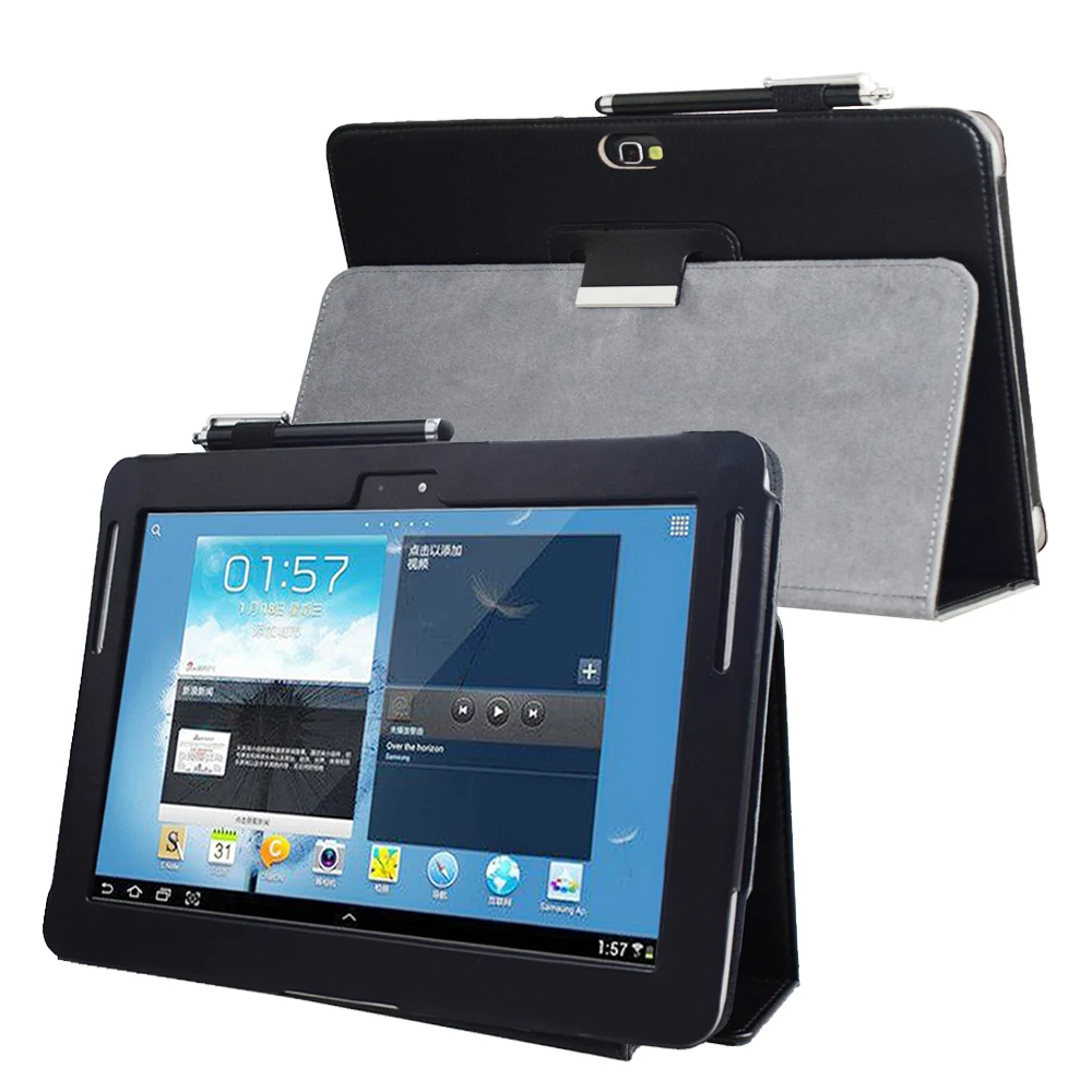 GT N8000 N8010 N8013 Note 10 1 (2012 выпуск) Расширенный кожаный чехол подставка для Samsung N8005 N8020