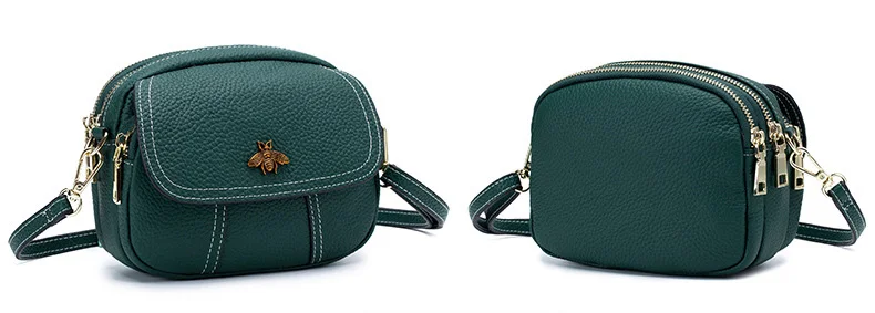 Women genuine leather crossbody bag 21