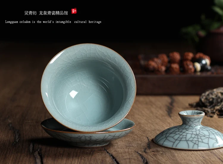 Tigela de Cerâmica 155ml Crepitar Esmalte bule de chá
