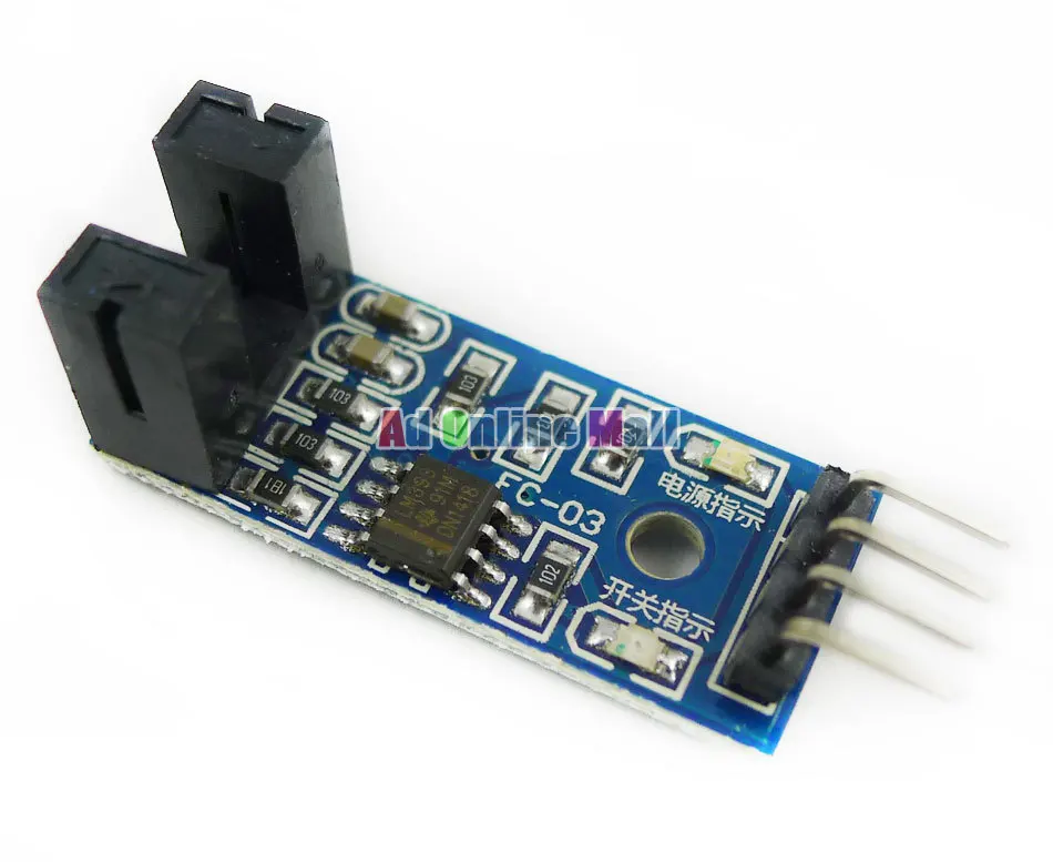 Speed Counting Optocoupler Sensor Module Groove Coupler Motor Tester