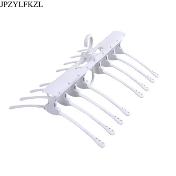

360 Degree Hook Clothes Hanger Foldable Magic 8 Hole Hangers Spice Rack Clothing Holder shelf organizer Creative Drying Racks