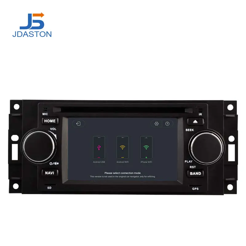 Продажа JDASTON Android 9,1 автомобильный dvd плеер для Jeep Grand Cherokee Commander Wrangler Chrysler 300C PT Cruiser Sebring Dodge caliber ram
