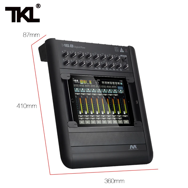 tin Tekstforfatter Ved navn Tkl M16.8 Professional Audio Digital Mixer Ipad 16 Channel Usb Wifi Dj  Sound Mixing For Karaoke Ktv Match Party - Dj Equipment - AliExpress