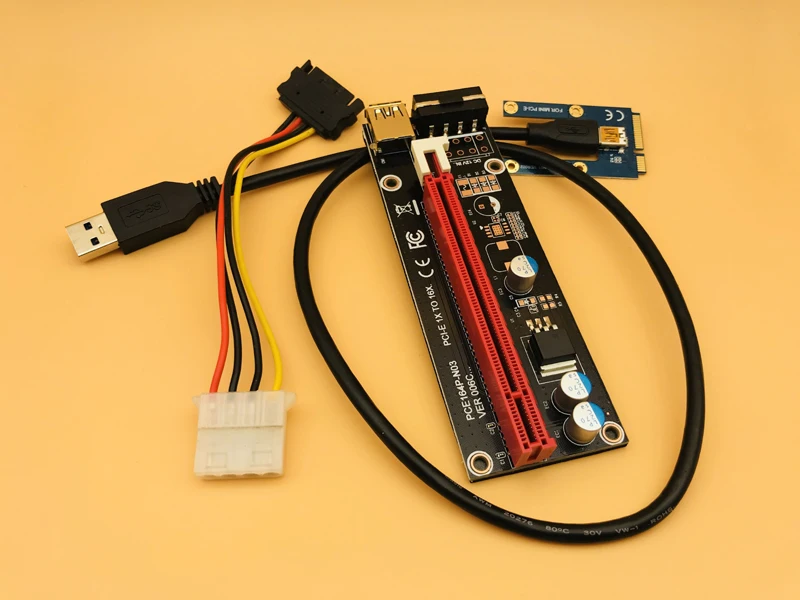 

Mini PCIe to PCI express 16X Riser for Laptop External Graphics Card EXP GDC BTC Antminer Miner mPCIe to PCI-e slot Mining Card