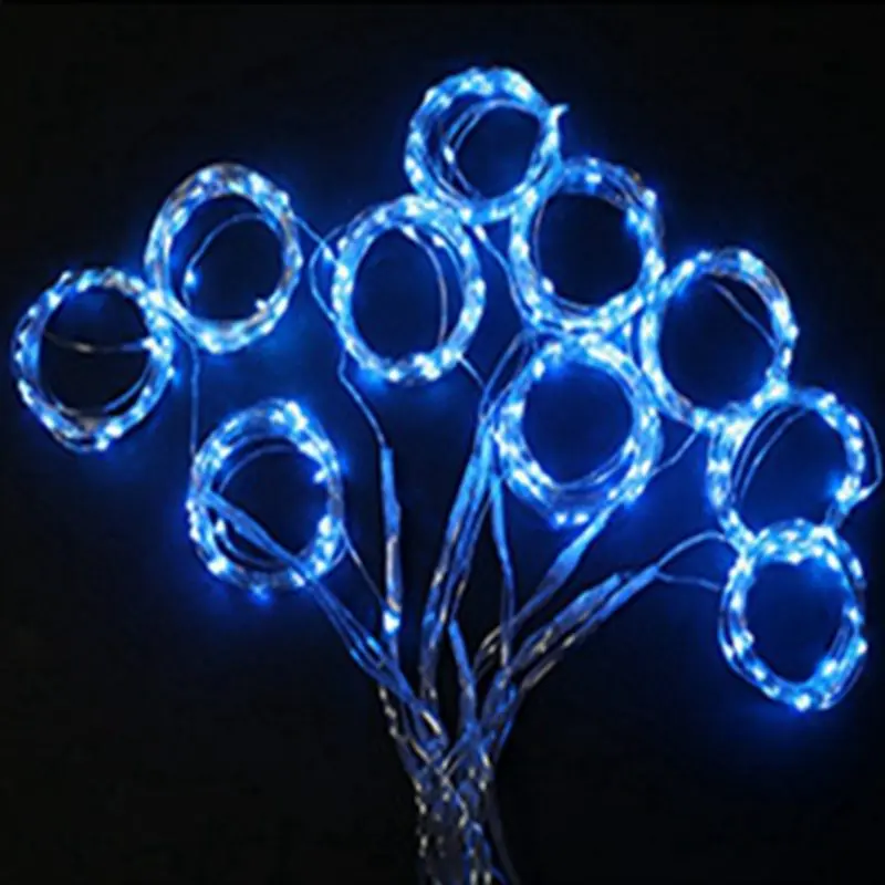 3x2 м USB серебряный светильник для занавесок, Рождественский венок, Свадебная вечеринка, садовое окно, наружный светильник, s украшение - Испускаемый цвет: Синий