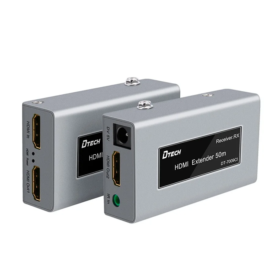 

DT-7009CI HDMI Extender 60 Meter IR Infrared Backhaul HDMI Cable Extender HDMI Signal Amplifier