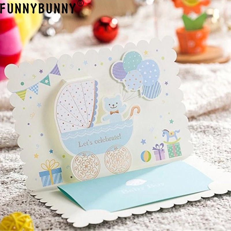  FUNNYBUNNY Personalised Baby Wedding Invitation Day Evening Invite Card Envelope - 32899654581