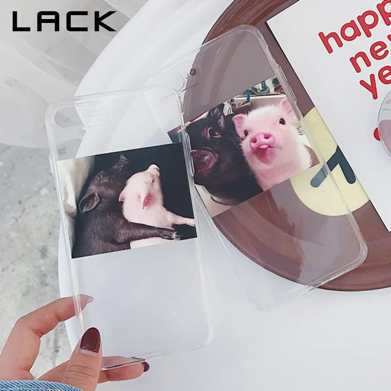 Чехол для телефона LACK с изображением мультяшной свиньи Для iphone X чехол 6 6S 7 8 Plus