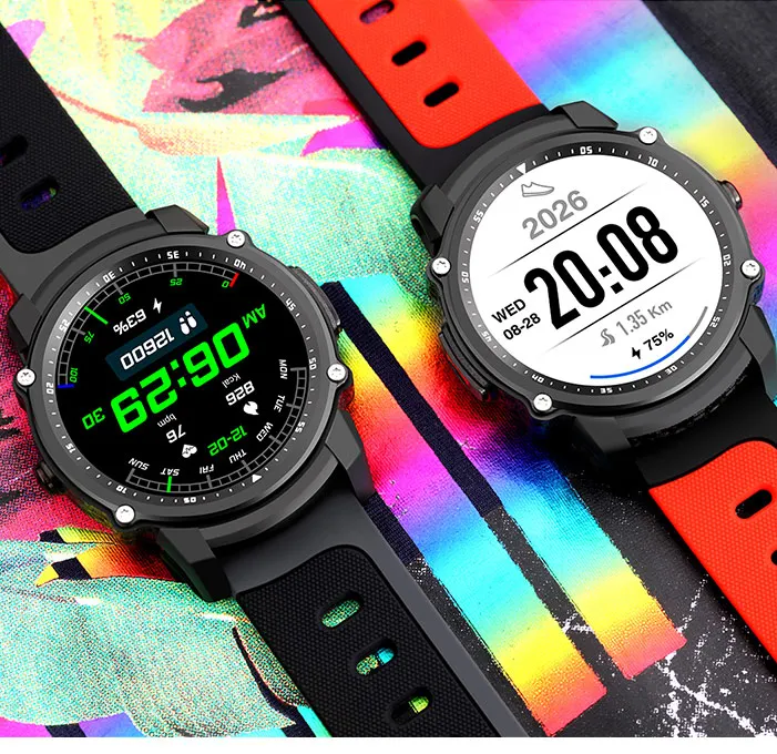 FS08 gps smart watch Bluetooth Водонепроницаемый IP68 плавательные спортивные фитнес трекер