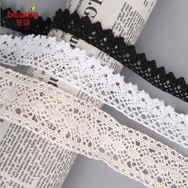 

10yard/lot random cotton lace Fabric/clothing materials textiles lace DIY Crochet Knitting Cotton Lace Trim Fabric Ribbon