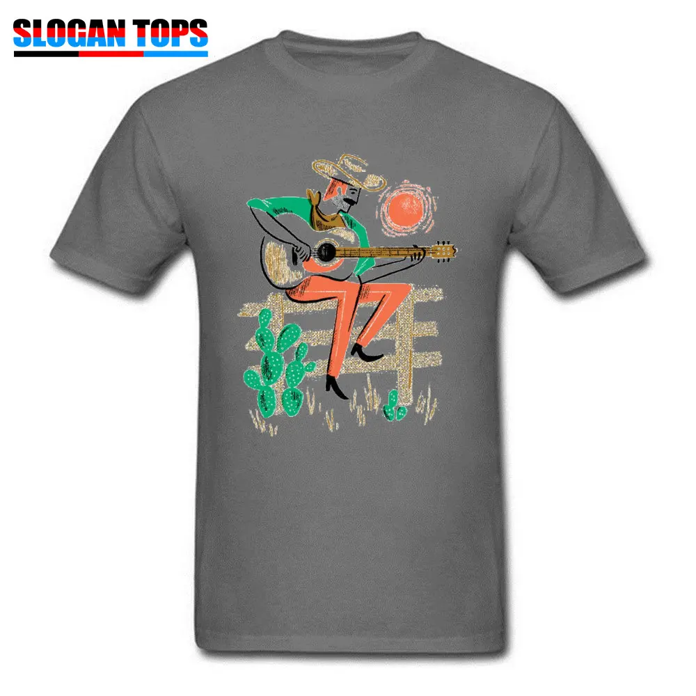 cowboy guitar 2018 Discount Design Tops T Shirt Round Neck Fall 100% Cotton Short Sleeve T Shirt for Men Camisa Tee-Shirts cowboy guitar carbon