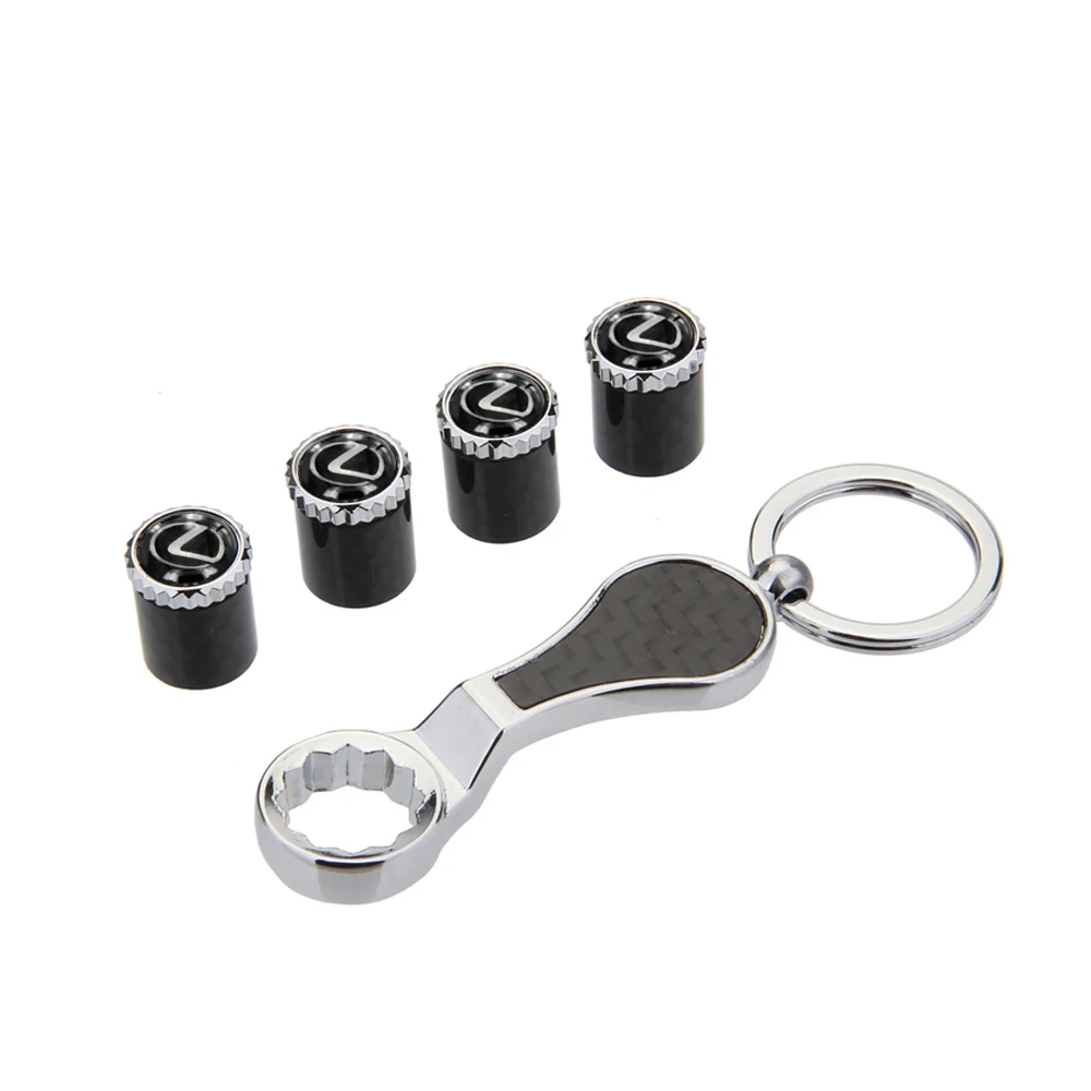 

Car Styling Tire Valve Covers Carbon Valve Caps for Lexus nx rx330 rx300 rx nx200t NX200 GX470 IS250 Auto Decoration Accessories