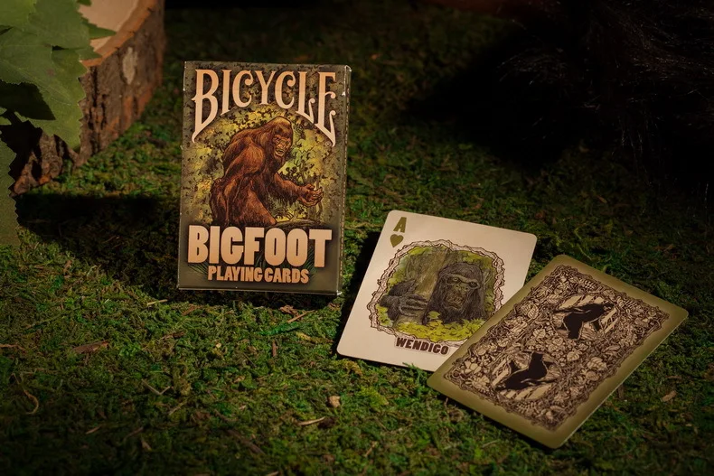 1 колода велосипед BigFoot игральные карты для покера Размер USPCC волшебные карты новые Запечатанные коллекционные карты магические трюки реквизит для микича