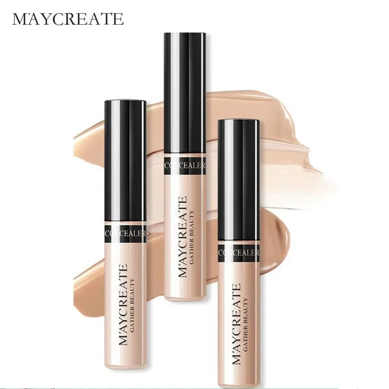 

MayCreate New Hot Sale 3color Set Makeup Concealer Liquid concealer Convenient Pro eye concealer cream Face Makeup Corrector Kit